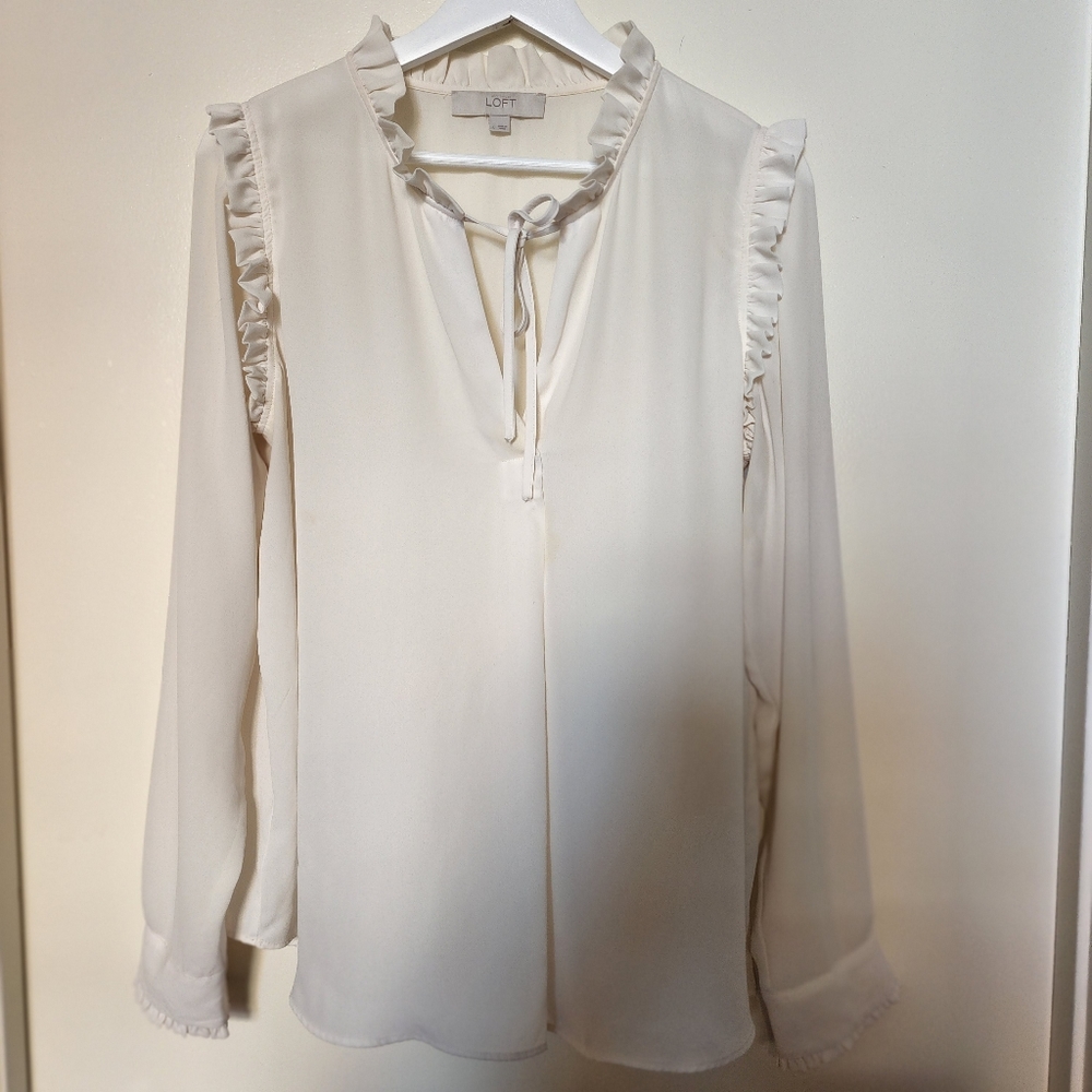 Loft Size L Blouse